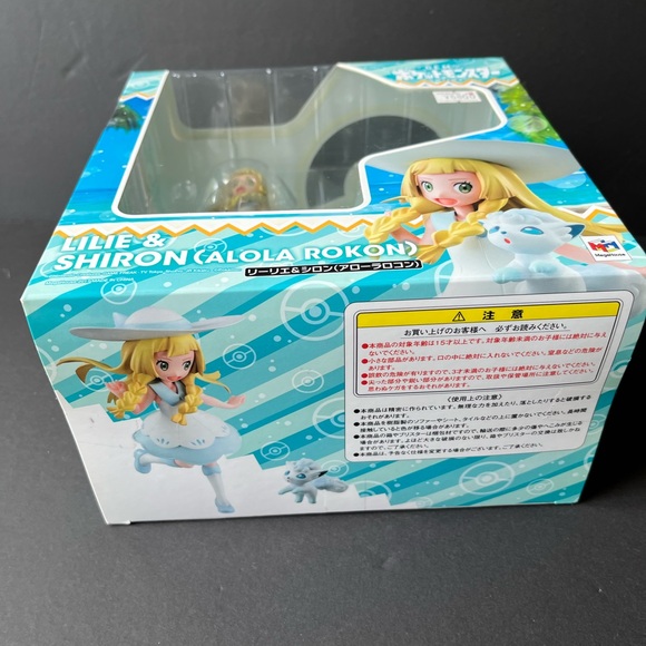 Anime figure MegaHouse G.E.M. Pokemon Series Lillie Shiron Alola Rokon Figure - Picture 4 of 12